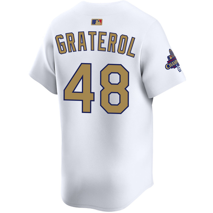 Brusdar Graterol Los Angeles Dodgers Home 2025 Gold Collection Limited Jersey