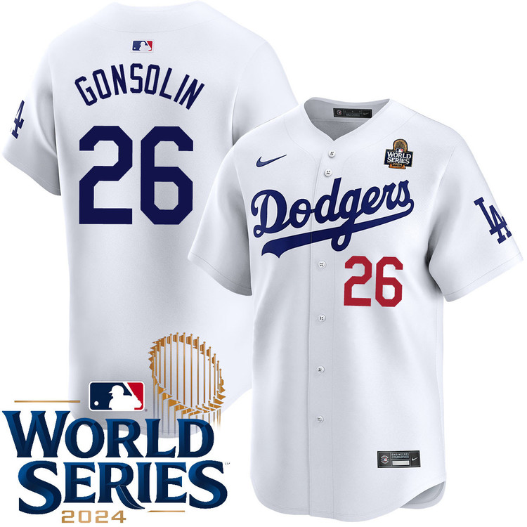 Tony Gonsolin Los Angeles Dodgers Home Limited World Series Jersey