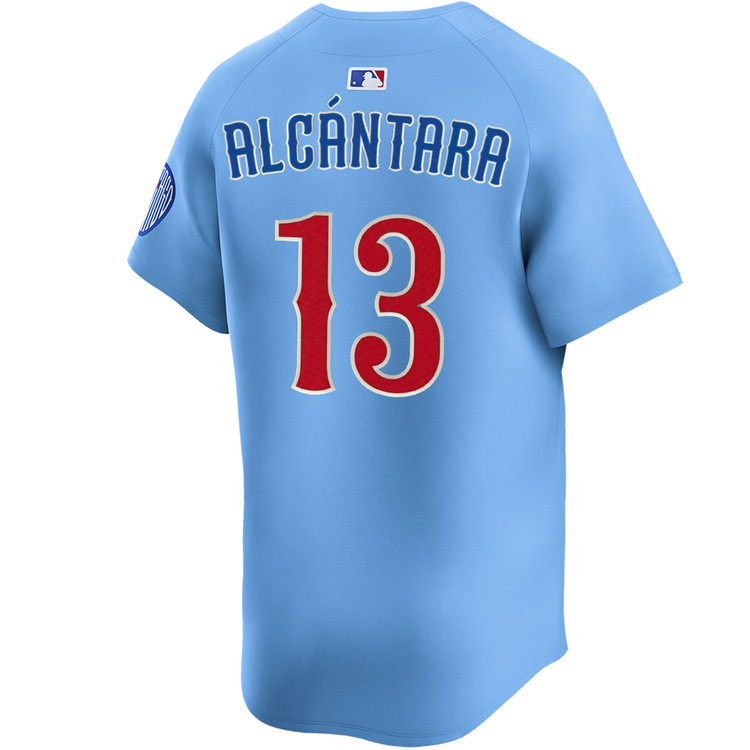 Kevin Alcántara Chicago Cubs Youth Blues Alternate Limited Jersey by NIKEÂ®