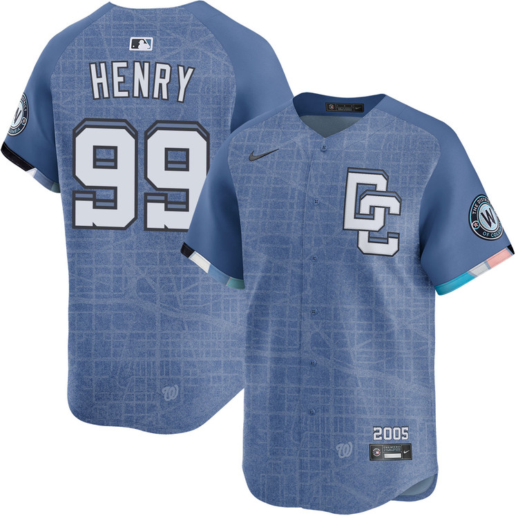 Cole Henry Washington Nationals City Connect 2.0 Limited Jersey