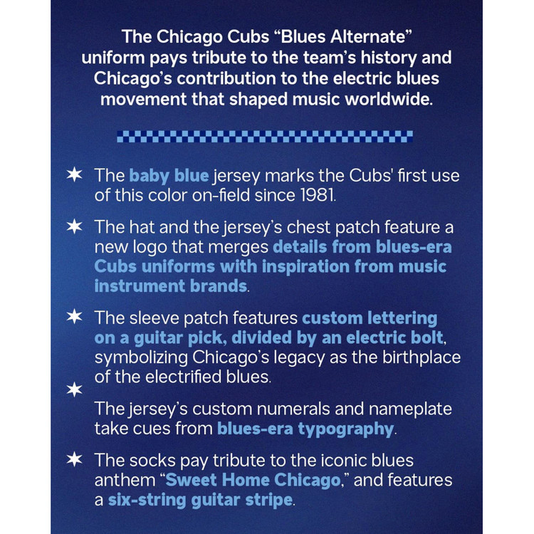 Chicago Cubs 2025 Alternate Blues Limited Jersey