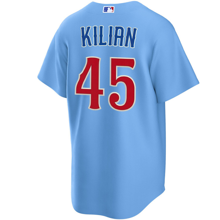 Caleb Kilian Chicago Cubs Blues Alternate Jersey