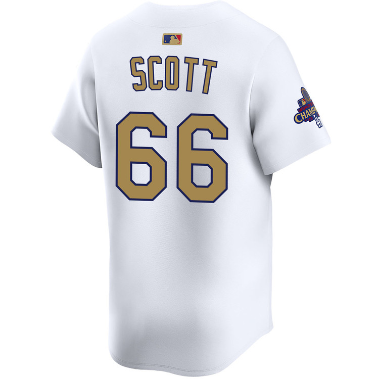 Tanner Scott Los Angeles Dodgers Home 2025 Gold Collection Limited Jersey
