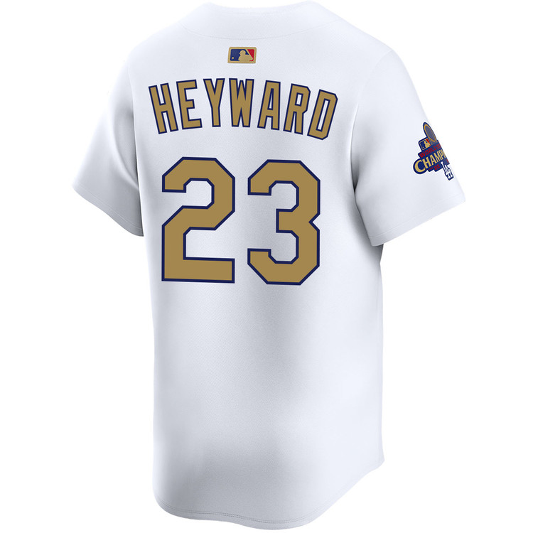 Jason Heyward Los Angeles Dodgers Home 2025 Gold Collection Limited Jersey
