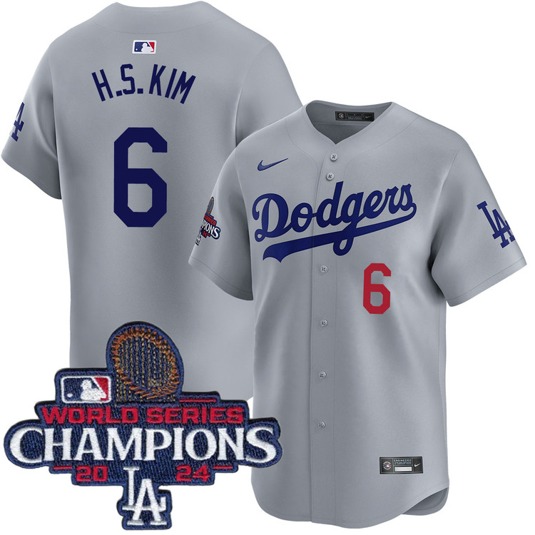 Hyeseong Kim Los Angeles Dodgers Alternate Road Limited World Series Champions Jersey
