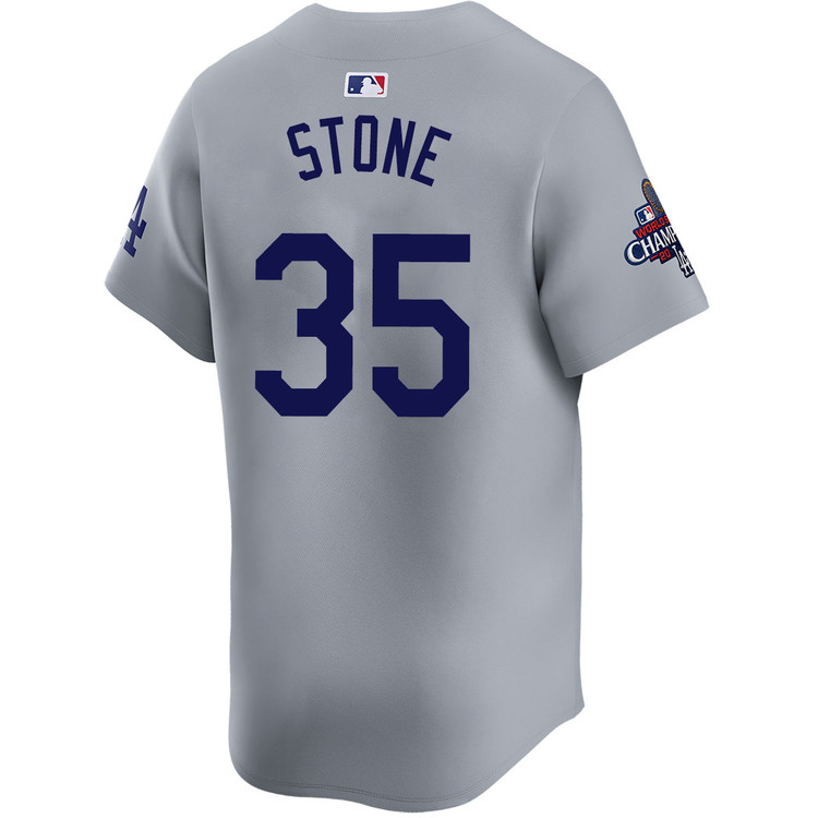 Gavin Stone Los Angeles Dodgers Alternate Road Limited World Series Champions Jersey