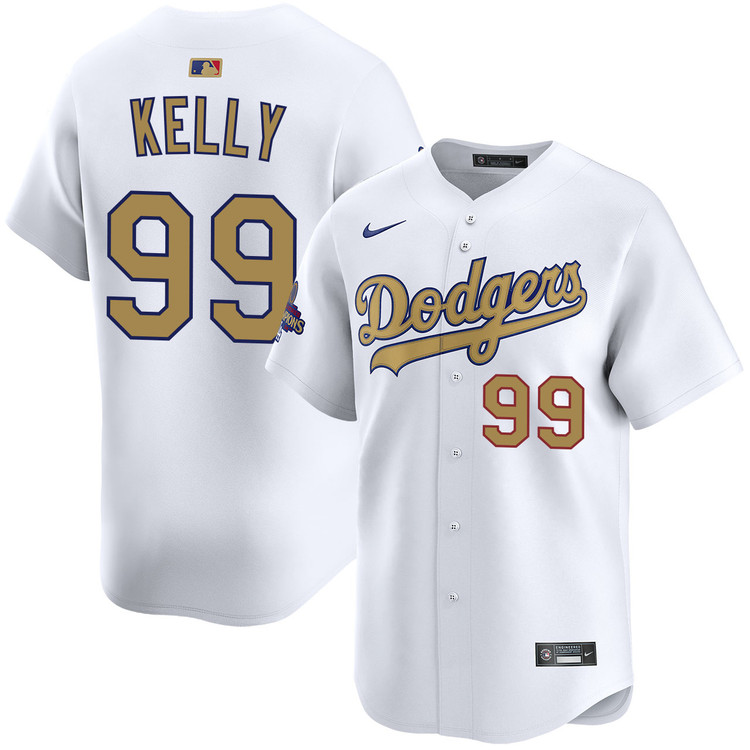 Joe Kelly Los Angeles Dodgers Home 2025 Gold Collection Limited Jersey