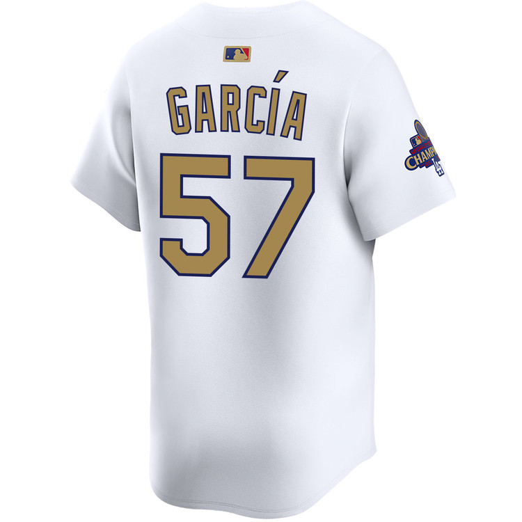 Luis Garcia Los Angeles Dodgers Home 2025 Gold Collection Limited Jersey