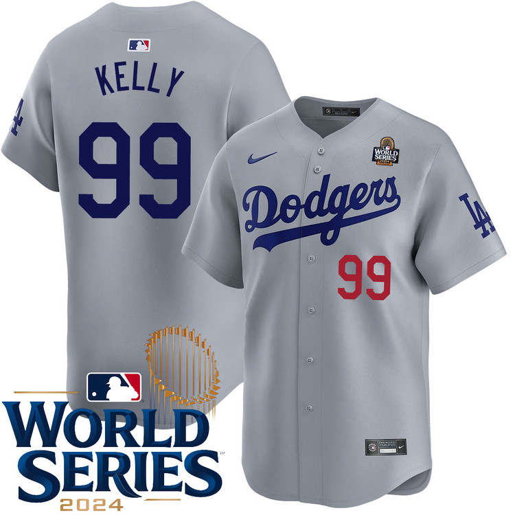 Joe Kelly Los Angeles Dodgers Alternate Road Limited World Series Jersey