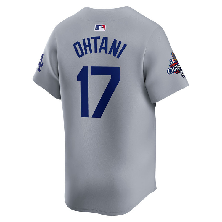 Shohei Ohtani Los Angeles Dodgers Alternate Road Limited World Series Champions Jersey