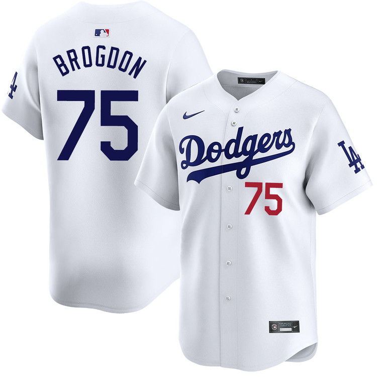 Connor Brogdon Los Angeles Dodgers Home Limited Jersey