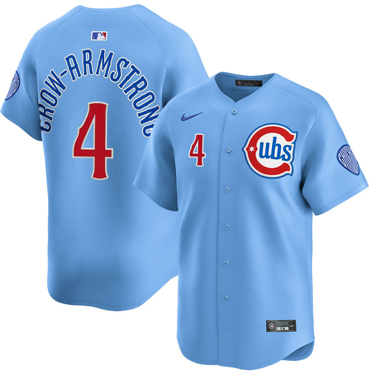 Pete Crow-Armstrong Chicago Cubs Blues Alternate Limited Jersey