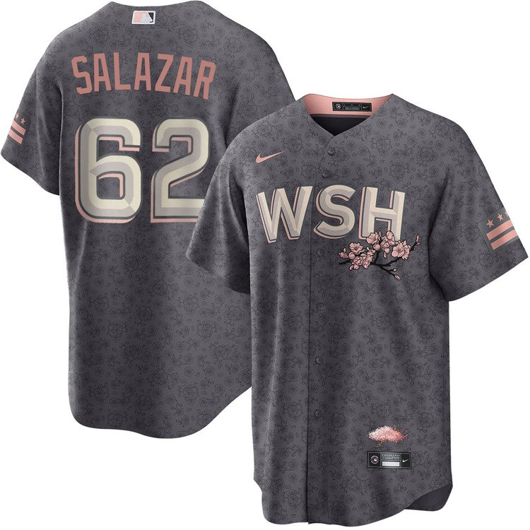 Eduardo Salazar Washington Nationals City Connect Jersey
