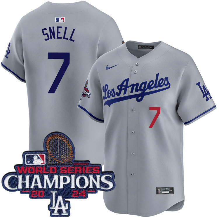 Blake Snell Los Angeles Dodgers Road Limited World Series Champions Jersey