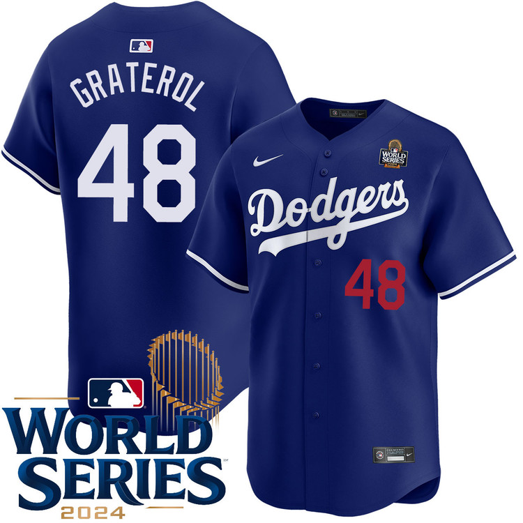 Brusdar Graterol Los Angeles Dodgers Alternate Royal Limited World Series Jersey