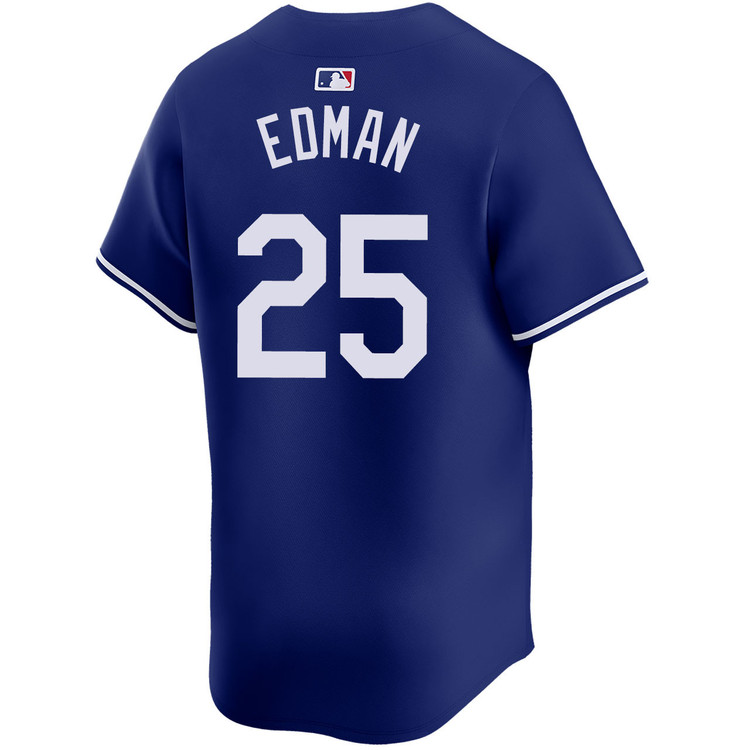 Tommy Edman Los Angeles Dodgers Alternate Royal Limited World Series Jersey
