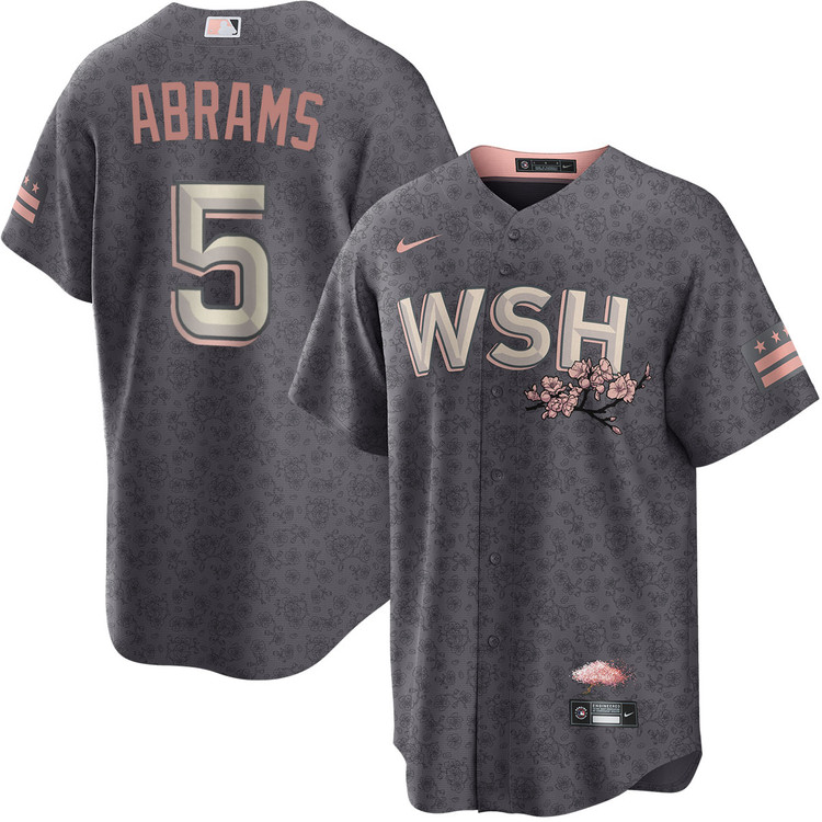 CJ Abrams Washington Nationals City Connect Jersey