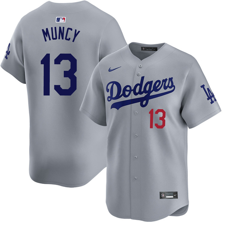 Max Muncy Los Angeles Dodgers Alternate Road Limited Jersey