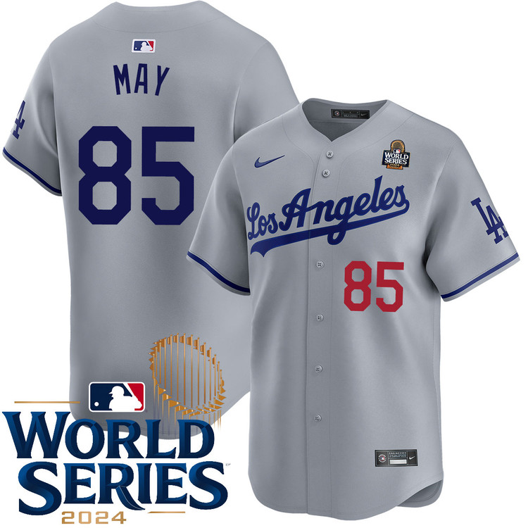 Dustin May Los Angeles Dodgers Road Limited World Series Jersey