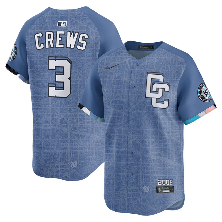 Dylan Crews Washington Nationals City Connect 2.0 Limited Jersey