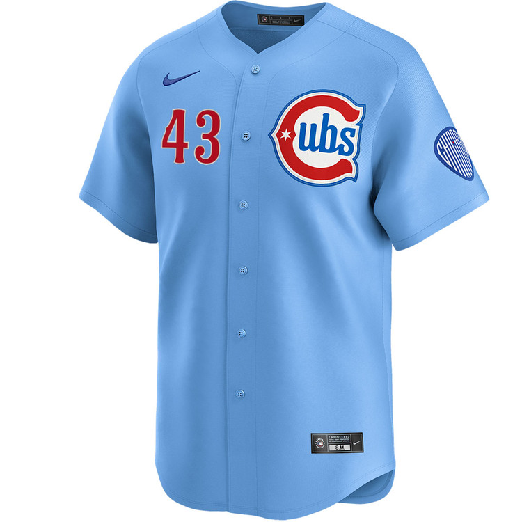 Luke Little Chicago Cubs Youth Blues Alternate Limited Jersey