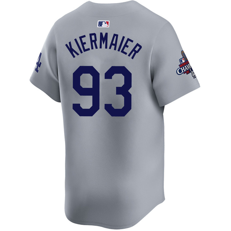 Kevin Kiermaier Los Angeles Dodgers Alternate Road Limited World Series Champions Jersey