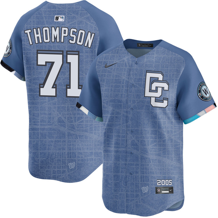 Mason Thompson Washington Nationals City Connect 2.0 Limited Jersey