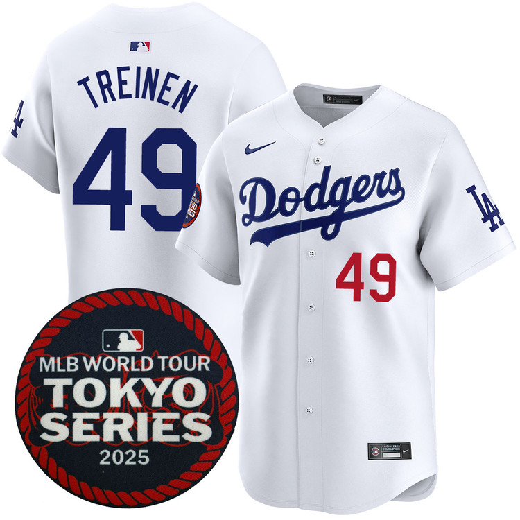Blake Treinen Los Angeles Dodgers Home 2025 Tokyo Series Jersey