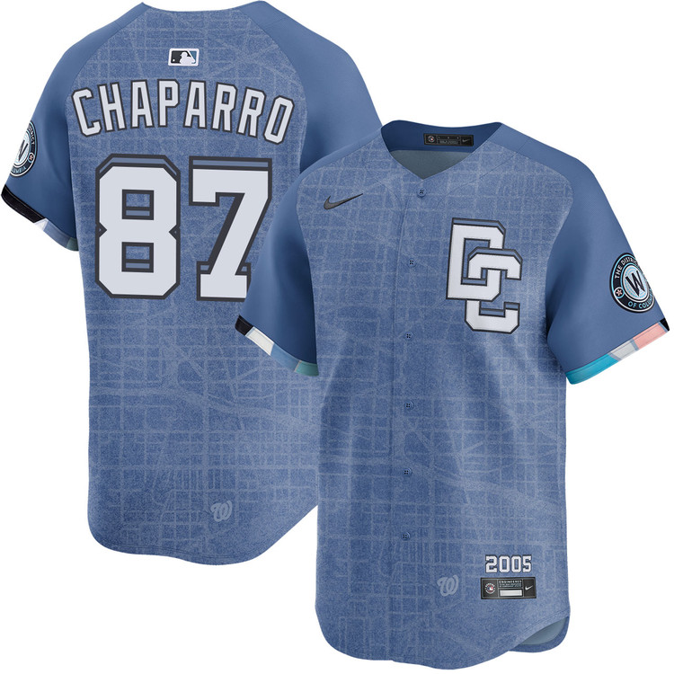 Andres Chaparro Washington Nationals City Connect 2.0 Limited Jersey
