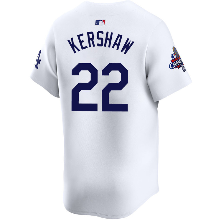 Clayton Kershaw Los Angeles Dodgers Home Limited World Series Champions Jersey