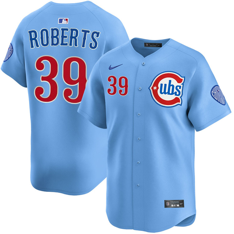 Ethan Roberts Chicago Cubs Blues Alternate Limited Jersey
