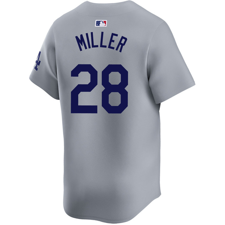 Bobby Miller Los Angeles Dodgers Alternate Road Limited World Series Jersey