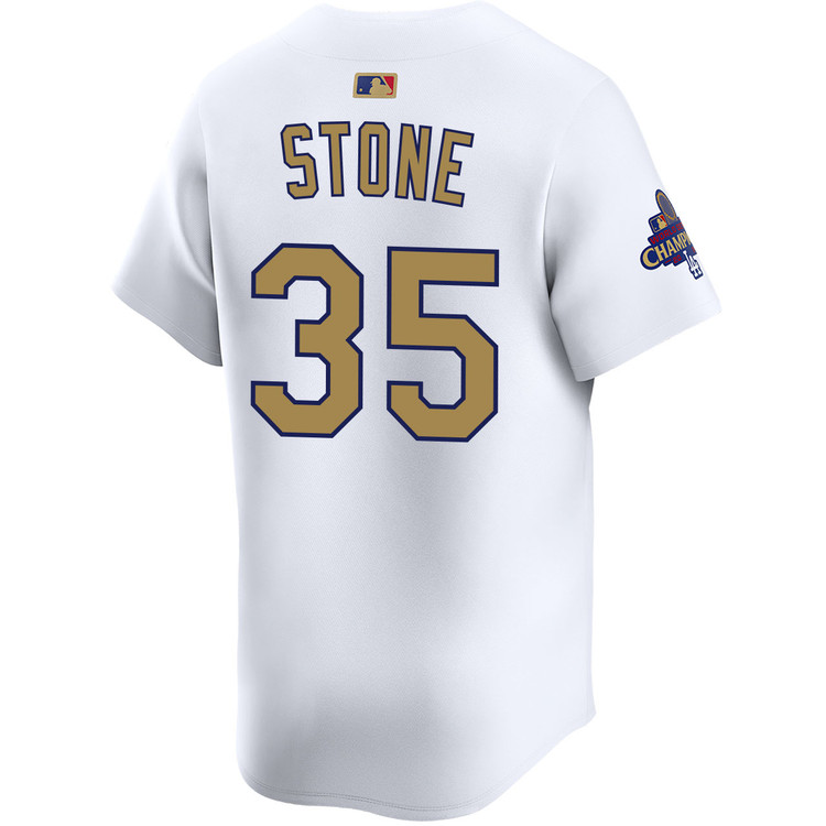 Gavin Stone Los Angeles Dodgers Home 2025 Gold Collection Limited Jersey