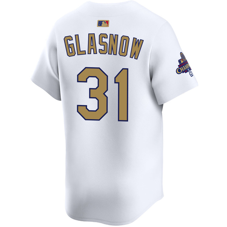 Tyler Glasnow Los Angeles Dodgers Home 2025 Gold Collection Limited Jersey