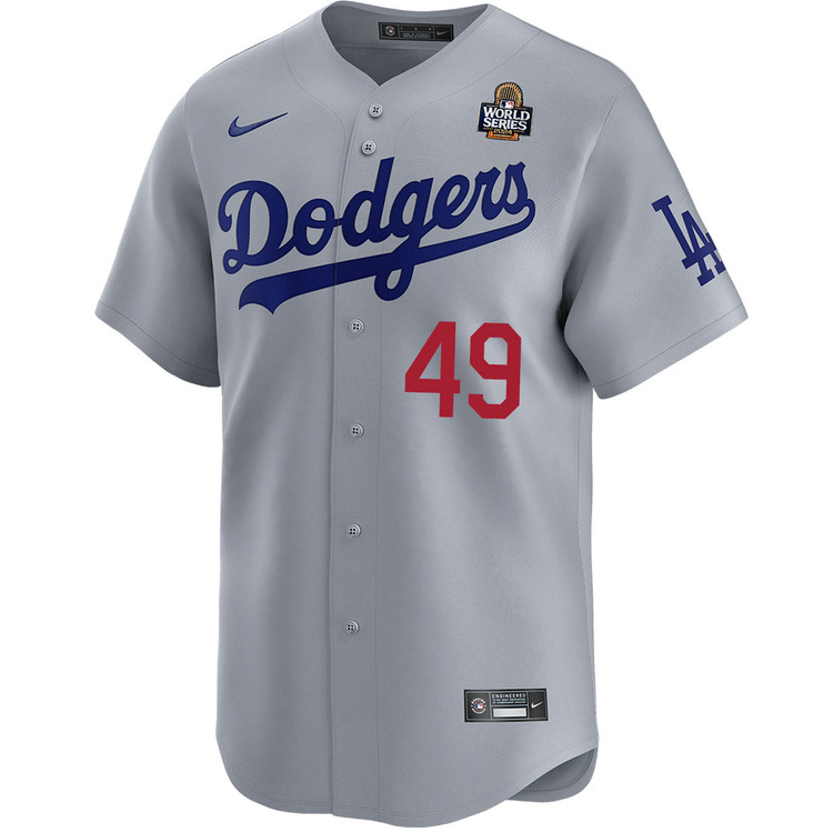 Blake Treinen Los Angeles Dodgers Alternate Road Limited World Series Jersey