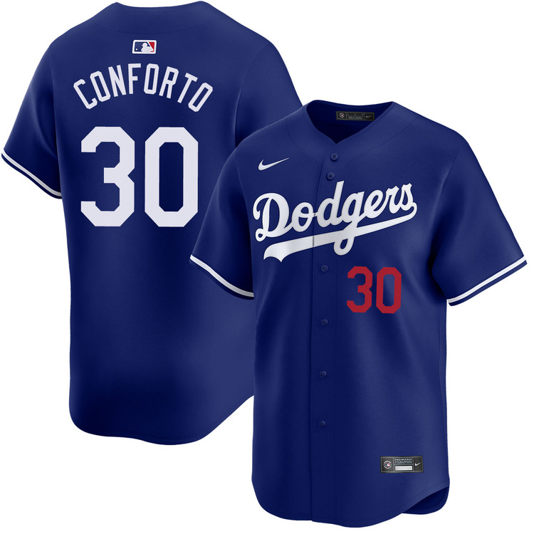 Michael Conforto Los Angeles Dodgers Alternate Royal Limited Jersey