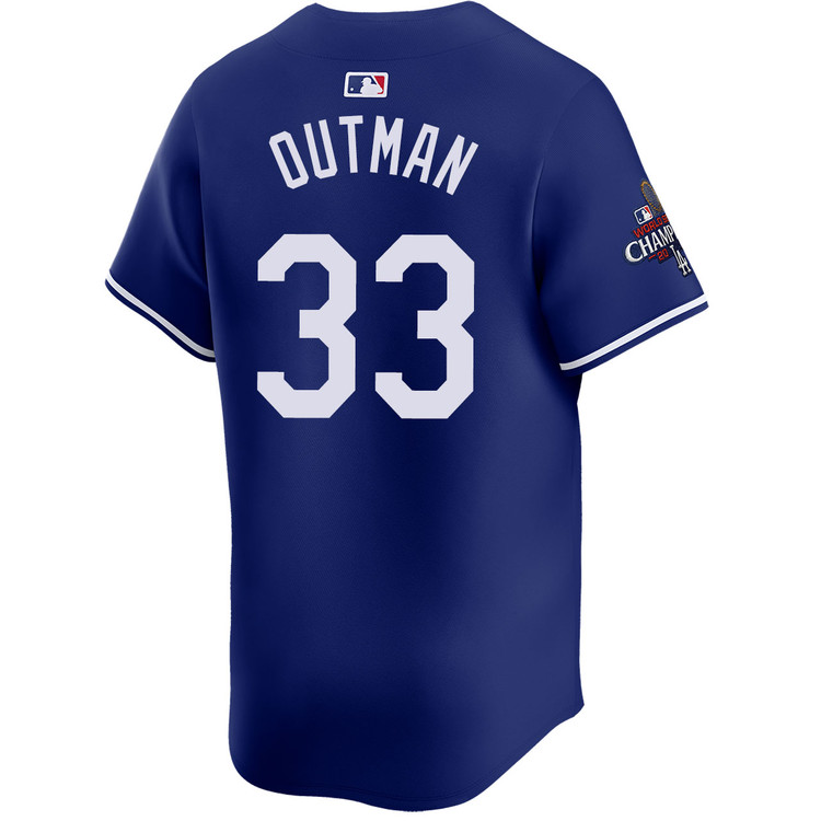 James Outman Los Angeles Dodgers Alternate Royal Limited World Series Champions Jersey