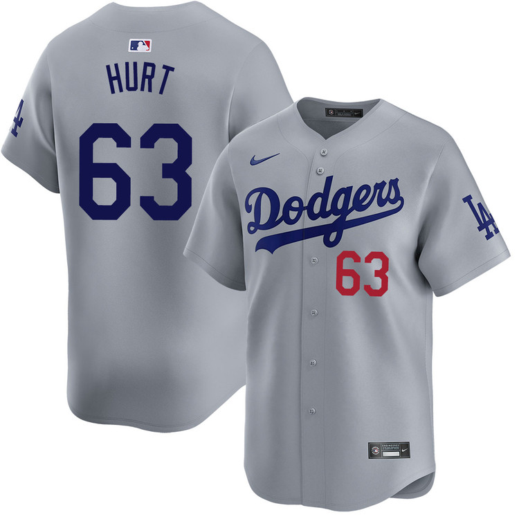 Kyle Hurt Los Angeles Dodgers Alternate Road Limited Jersey