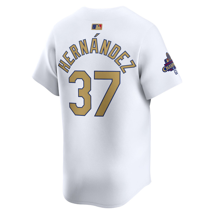 Teoscar Hernandez Los Angeles Dodgers Home 2025 Gold Collection Limited Jersey