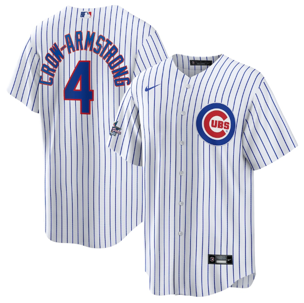 Chicago Cubs Pete Crow-Armstrong White 2025 MLB All-Star Game Home Replica Player Jersey