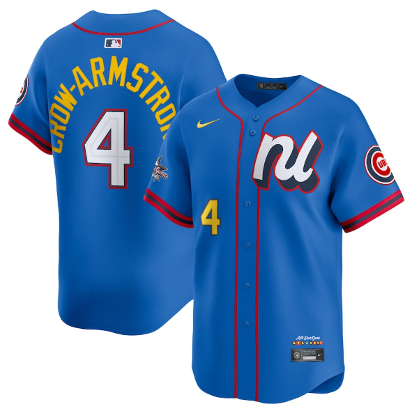 National League Pete Crow-Armstrong Blue 2025 All-Star Edition Limited Player Jersey