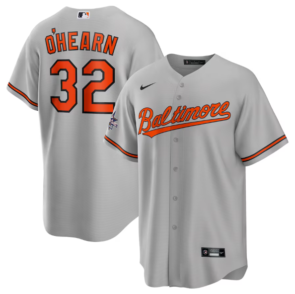Baltimore Orioles Ryan O'Hearn Gray 2025 MLB All-Star Game Road Replica Player Jersey