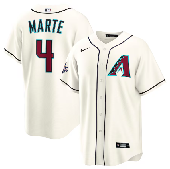 Arizona Diamondbacks Ketel Marte Cream 2025 MLB All-Star Game Home Replica Player Jersey