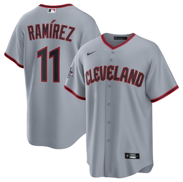 Cleveland Guardians José Ramírez Gray 2025 MLB All-Star Game Road Replica Player Jersey