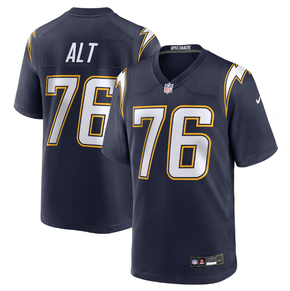 Men's Youth women's Los Angeles Chargers Joe Alt Navy Alternate Super Chargers Game Player Jersey