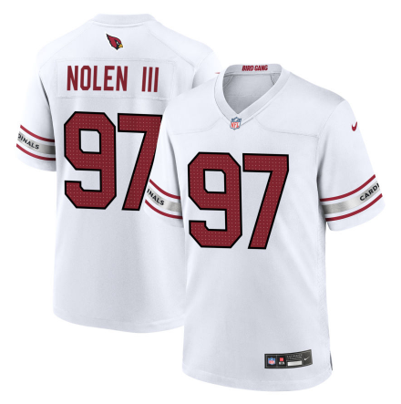 Men's Youth Women's Arizona Cardinals Walter Nolen White 2025 Draft First Round Pick Game Jersey