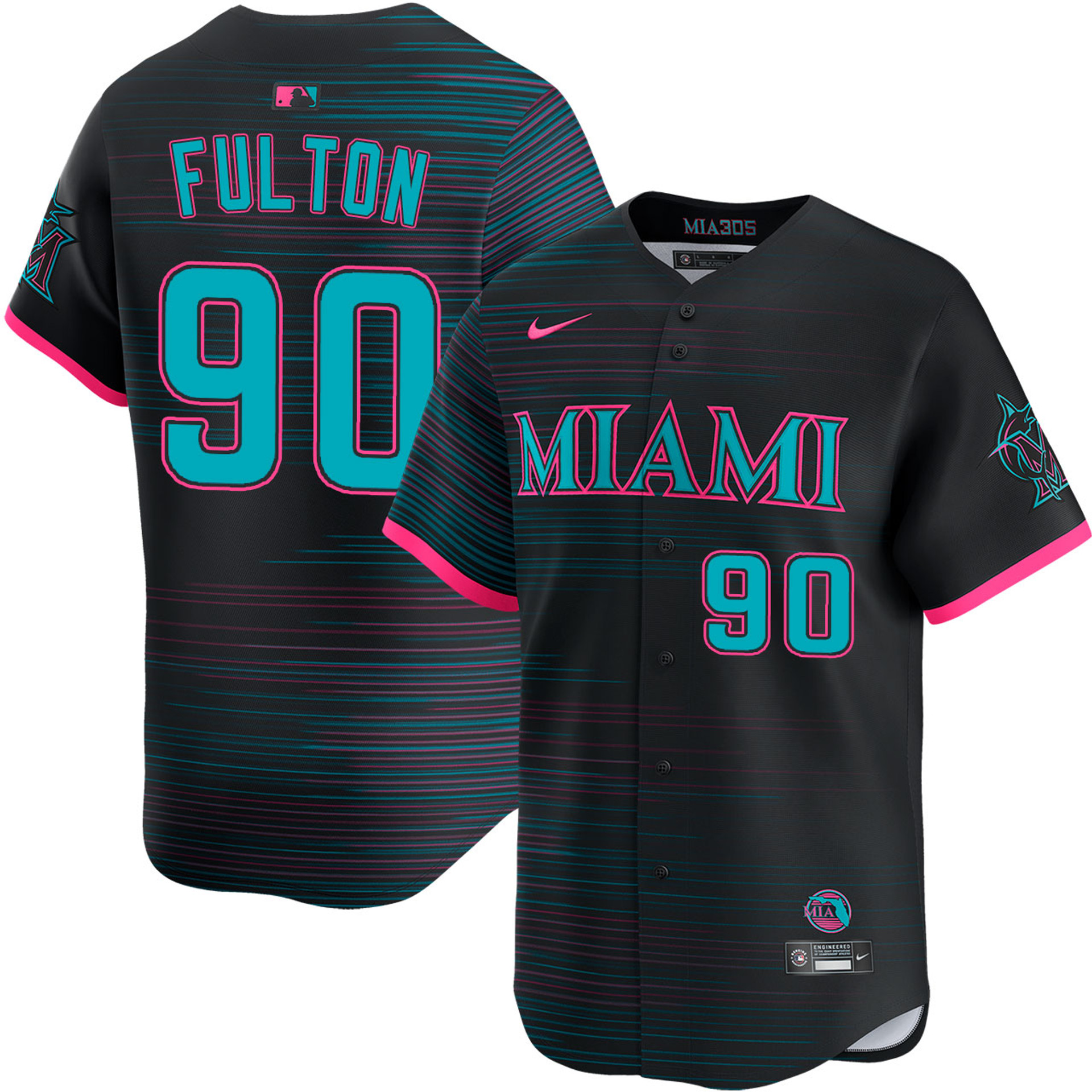 Dax Fulton Miami Marlins City Connect 2.0 Limited Jersey