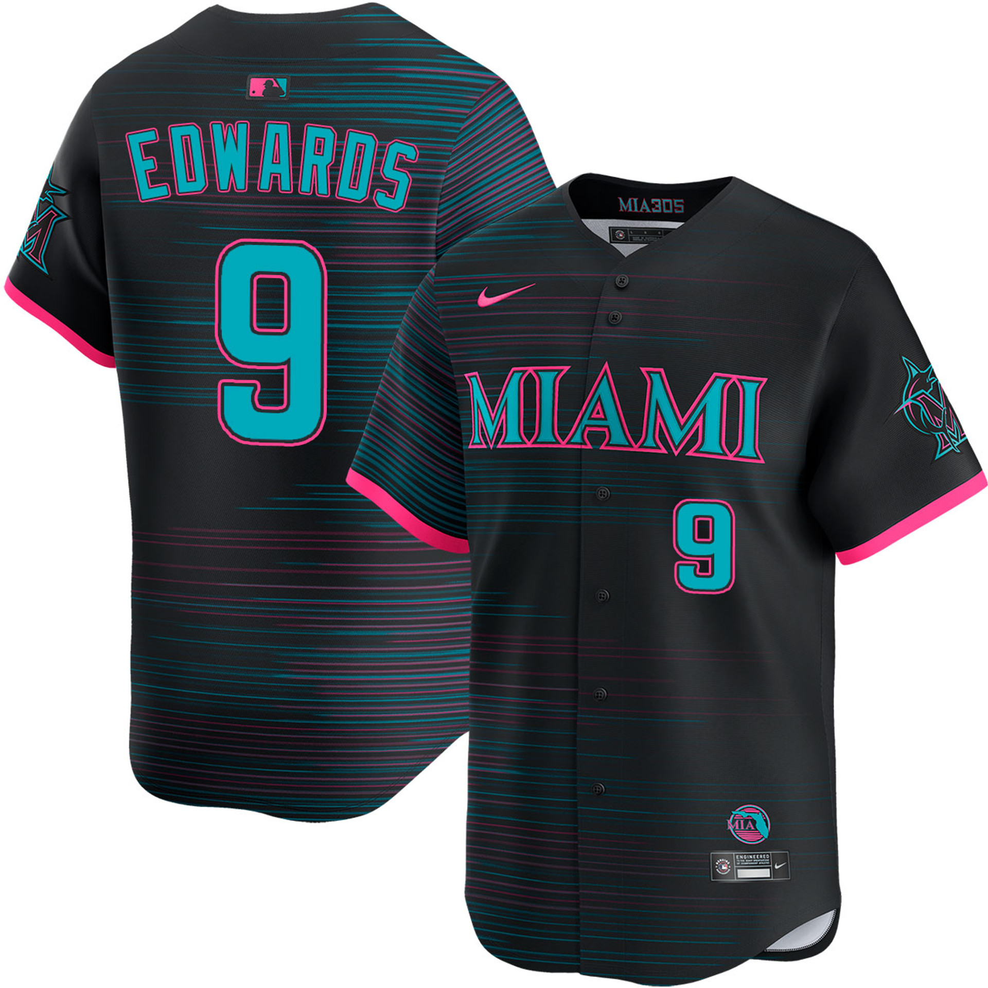 Xavier Edwards Miami Marlins City Connect 2.0 Limited Jersey