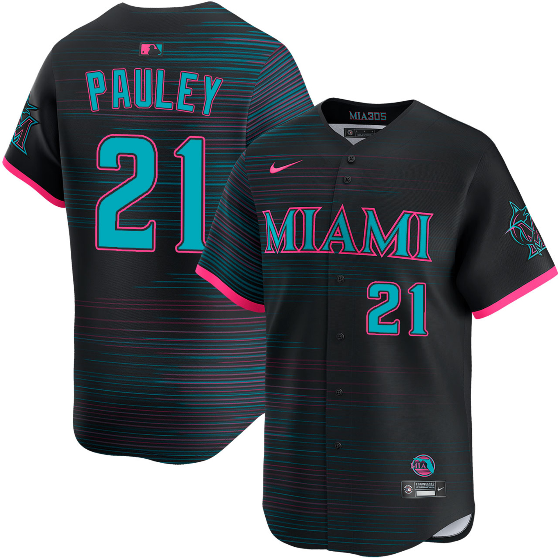 Graham Pauley Miami Marlins City Connect 2.0 Limited Jersey
