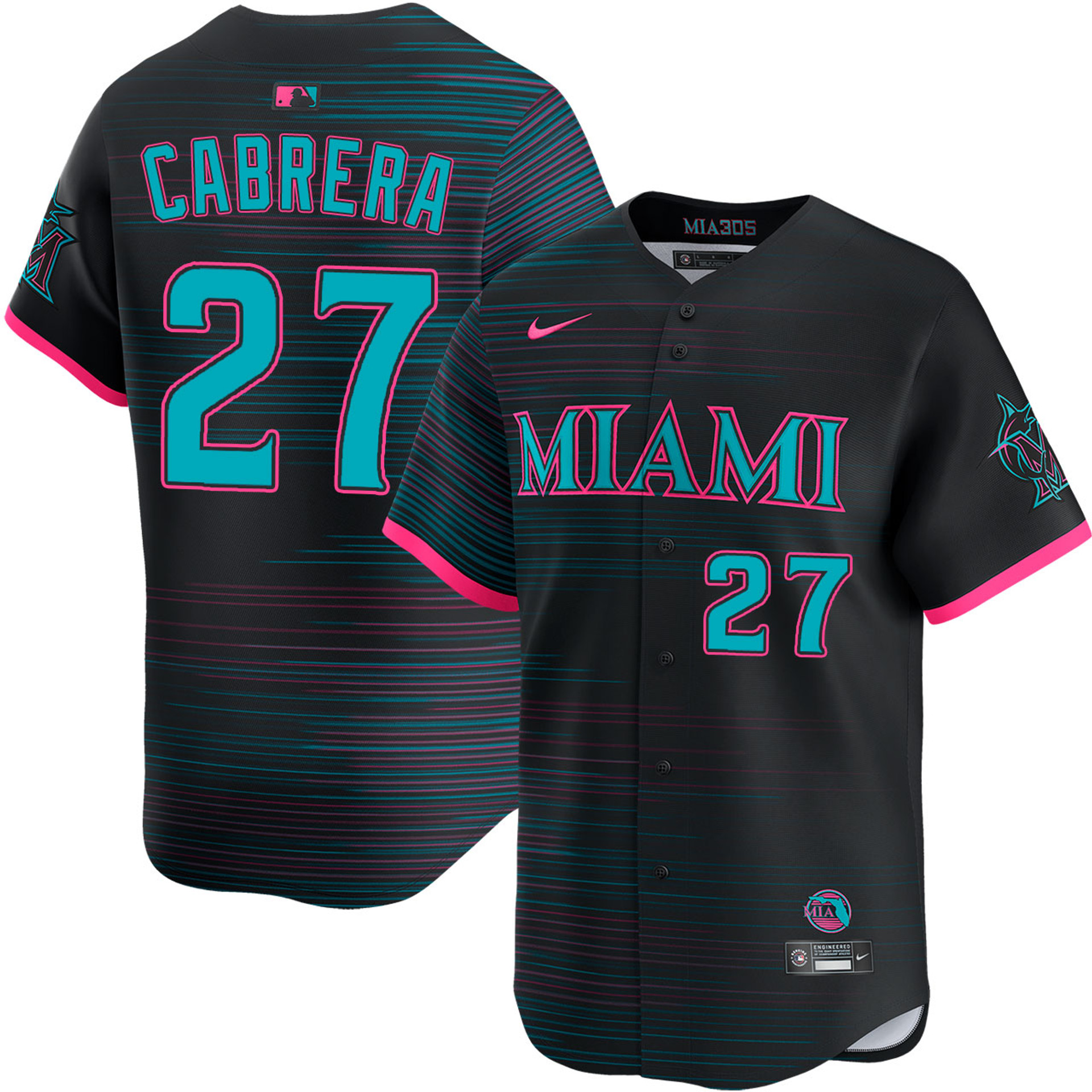 Edward Cabrera Miami Marlins City Connect 2.0 Limited Jersey